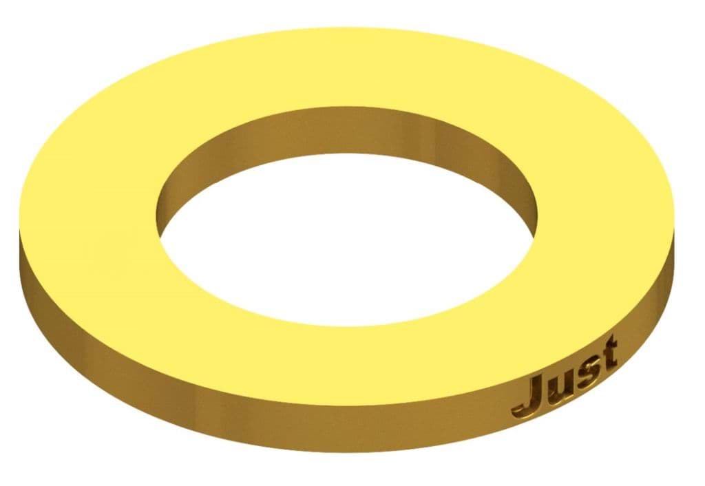 Bild von DIN 433 -1 Messing 2,2 (blank) Scheiben für Zylinderschr. - Pkg. (5000)