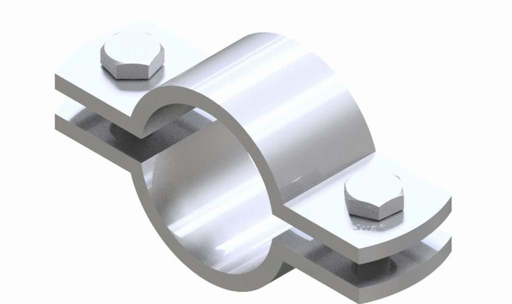 Bild für Kategorie ➤ Kategorie: DIN 3567 ➤ Rohrschellen (Edelstahl A5 (1.4571))