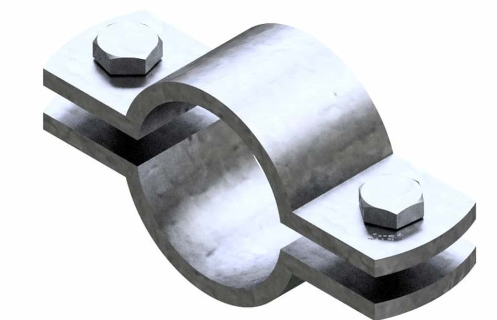 Bild für Kategorie ➤ Kategorie: DIN 3567 ➤ Rohrschellen (Stahl feuerverzinkt)