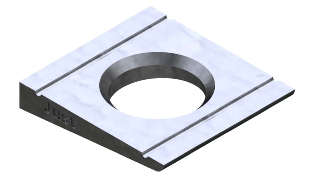 Bild von ➤ Kategorie: DIN 6918-4-kant Keilscheiben (8%) - Stahlbauscheiben für HV Verbindungen (Stahl feuerverzinkt)