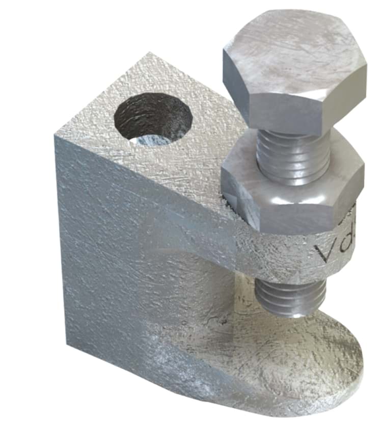 Bild von Flanschklemme Typ FL (Typ D - Durchgangsloch)