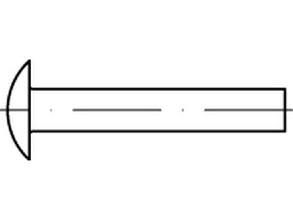 Bild für Kategorie DIN 674 ➤ Flachrundnieten