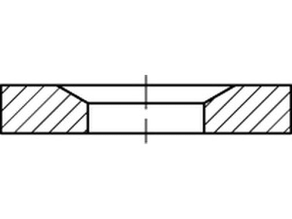 Bild von DIN 6319 Stahl G 12 vergütet (blank) Kugelscheiben, Kugelpfannen - Pkg. (50)