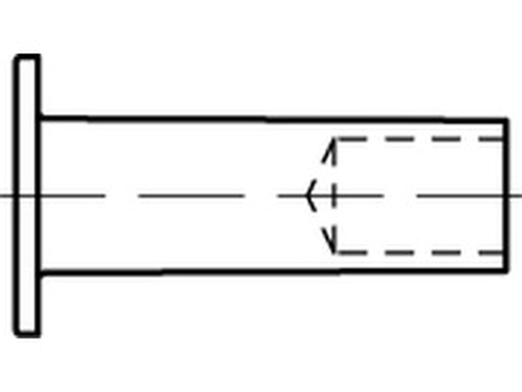 Bild für Kategorie DIN 7338 ➤ Nieten für Bremsbeläge - Kupplungsbeläge - Bremsbelagsnieten