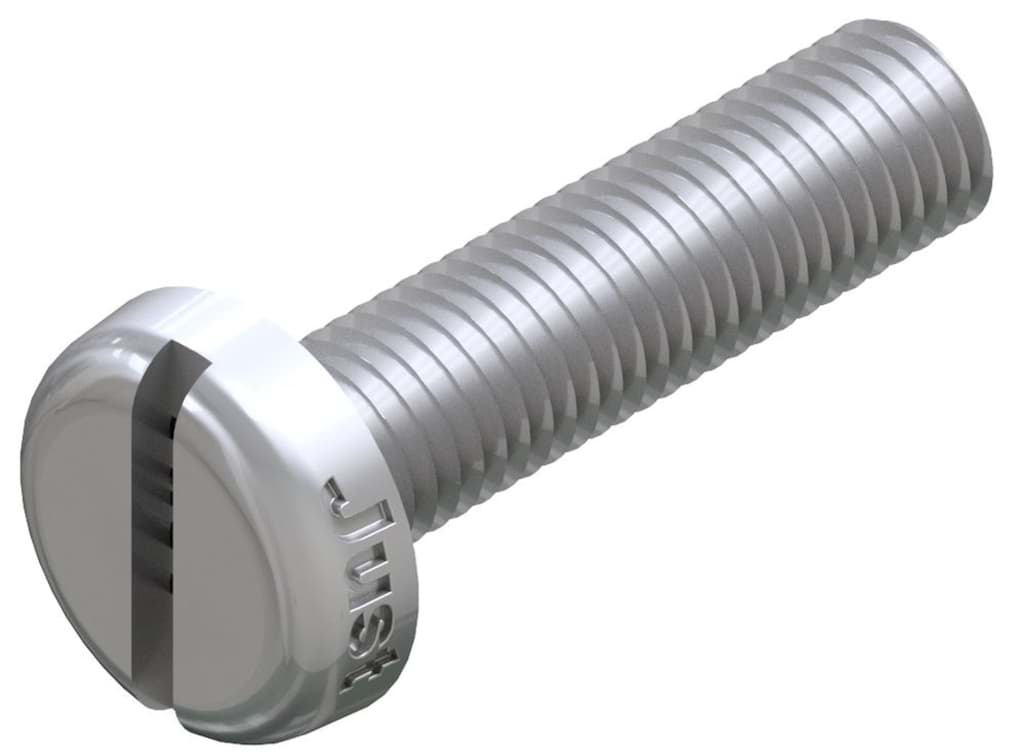 Bild von DIN 85 A4 M 3x5 (rostfrei) Flachkopfschr. mit Schl. - Pkg. (200)