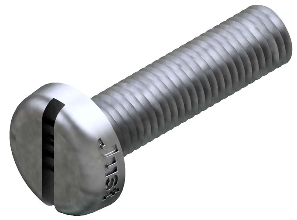 Bild für Kategorie DIN 85 ➤ Flachkopfschraube mit Schlitz (ISO 1580)