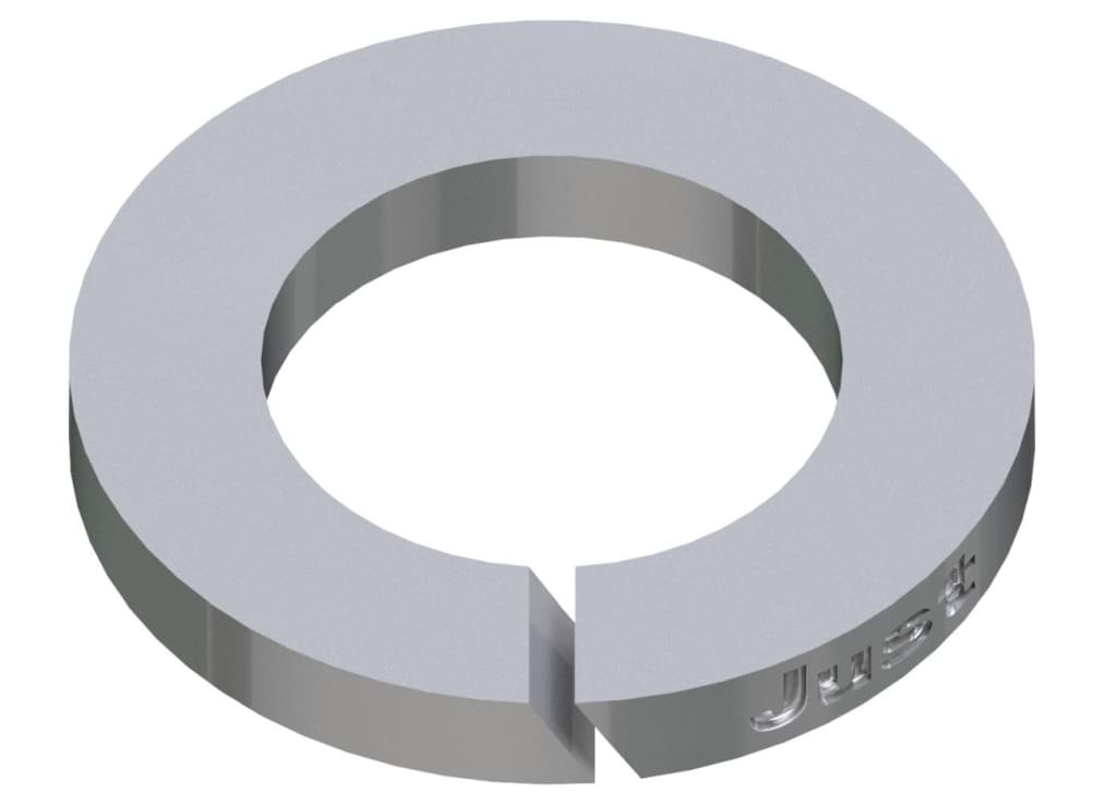 Bild von DIN 127 1.4310 A 3 (Federstahl ) Federringe - Pkg. (100)