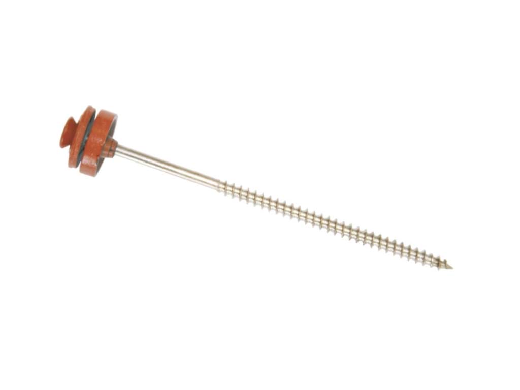 Bild von GLOCKENSCHRAUBE 5x115mm rot (T25 Edelstahl lackiert)