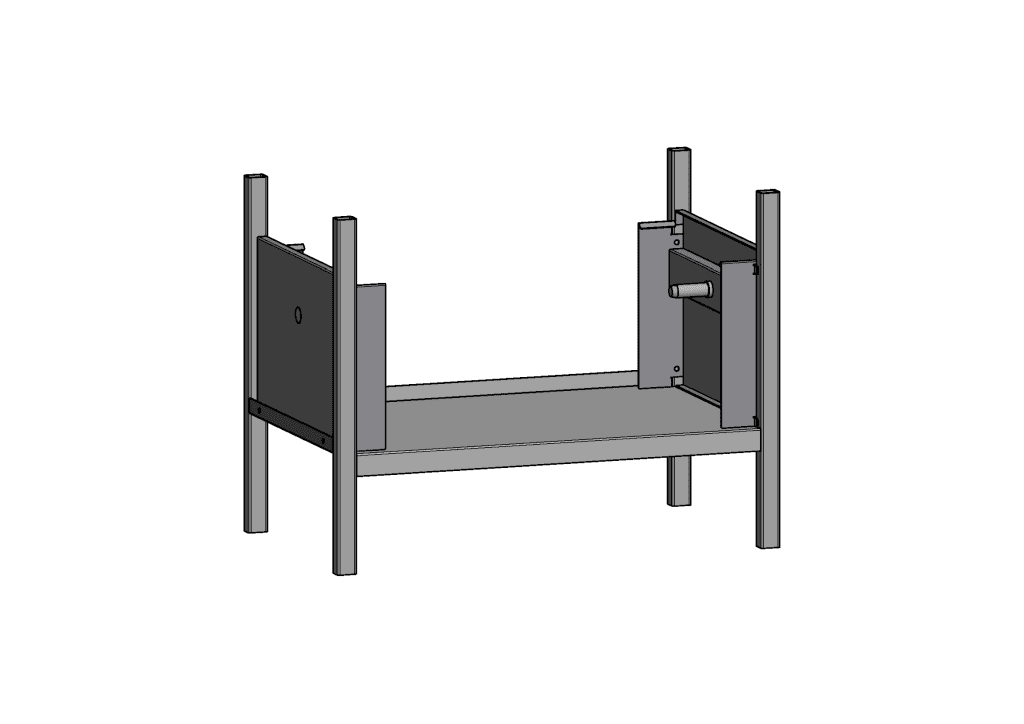 Bild von JURA-MODUL - Mittelteil - Klebegewichtabroller zur Aufnahme von 2 Rollen