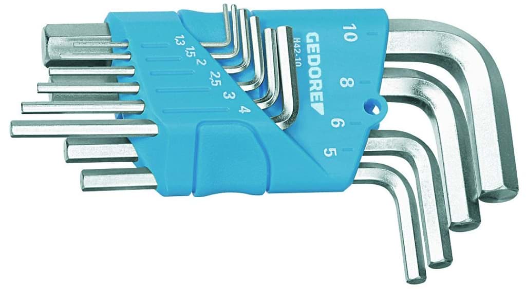 Bild von Gedore - Winkelschraubendreher-Satz im Halter 10-teilig 1,3-10 mm