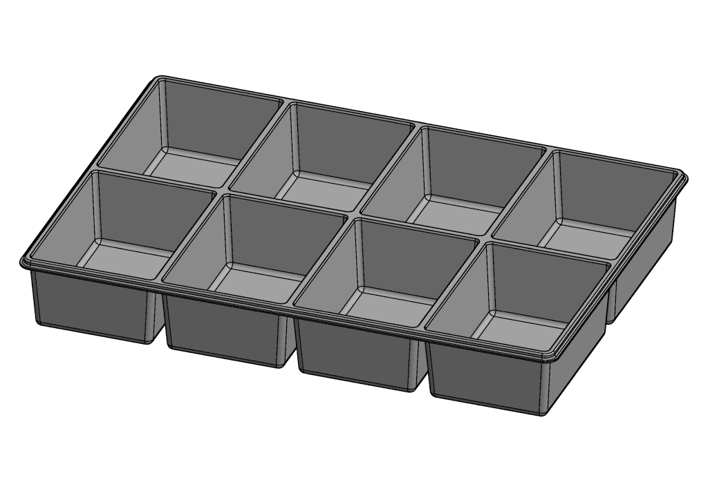 Bild von JURA-MODUL - Zubehör - Schubladeneinsatz Kunststoff  8 fach