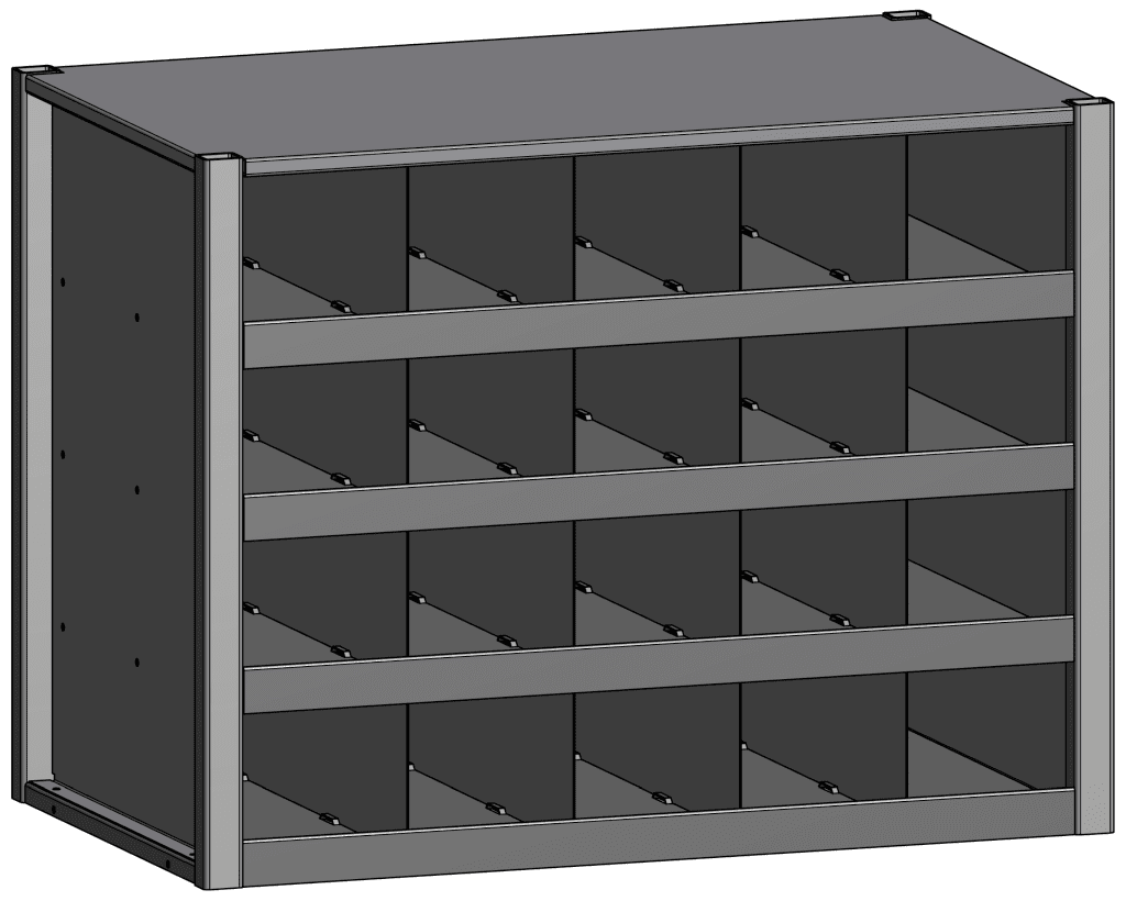 Bild von JURA-MODUL - Mittelteil - Schüttenmodul 4 x 5