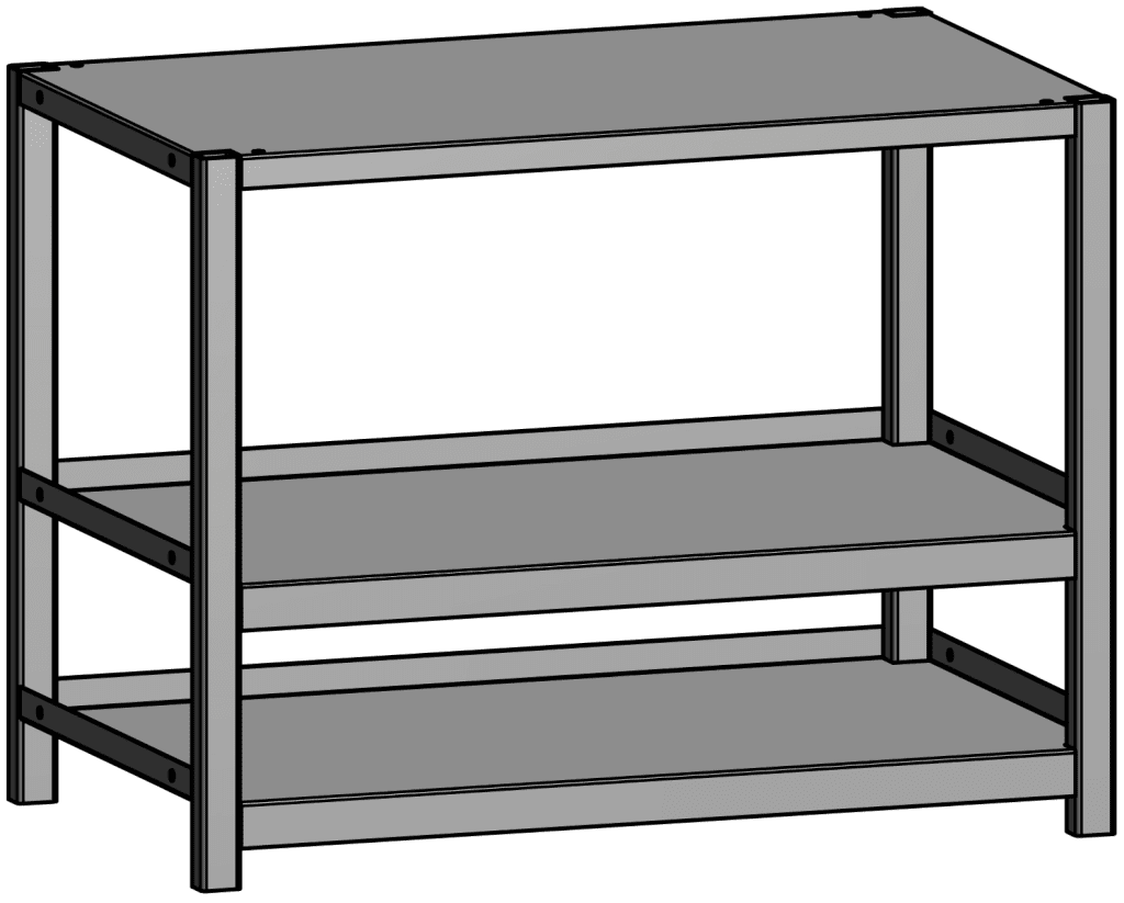 Bild von JURA-MODUL - Abschlussmodul - Abschlussmodul mit zwei Universalfachböden