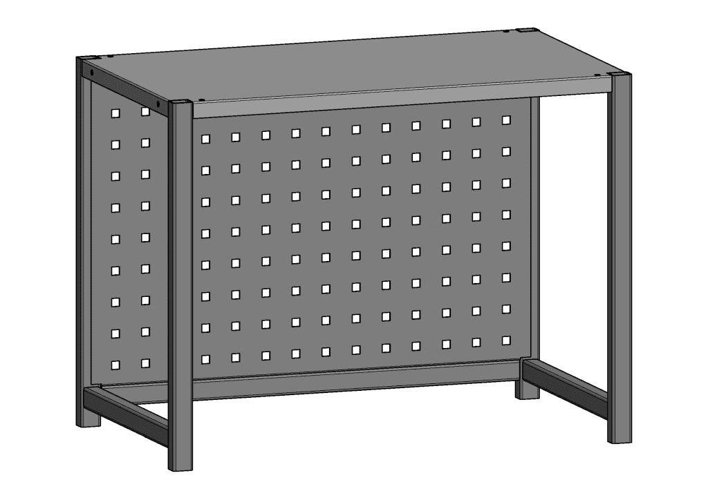 Bild von JURA-MODUL - Abschlussmodul - Abschluß-Lochplattenmodul mit Deckel