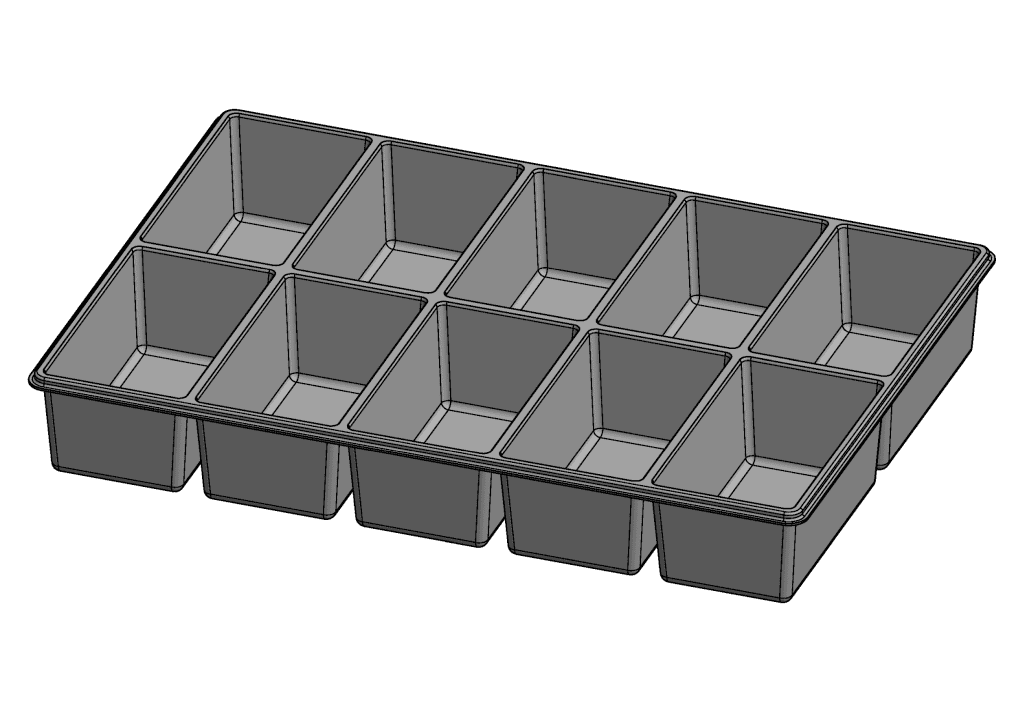 Bild von JURA-MODUL - Zubehör - Schubladeneinsatz Kunststoff  10 fach