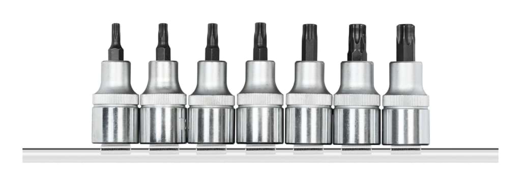 Bild von Gedore - Schraubendr.Einsätze 1/2 +Leiste 7tlg
