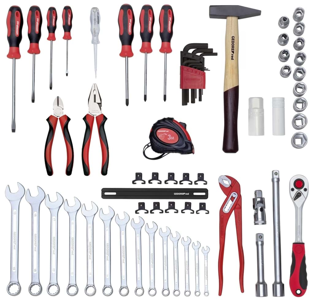 Bild für Kategorie Gedore - Wkz.Satz SCHRAUBER i.Wkz.Koffer 57tlg (VPE=1 Stück)