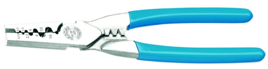 Bild für Kategorie Gedore - Aderendhülsenzange mit Spezialprisma 220 mm, tauchisoliert (VPE=1 Stück)