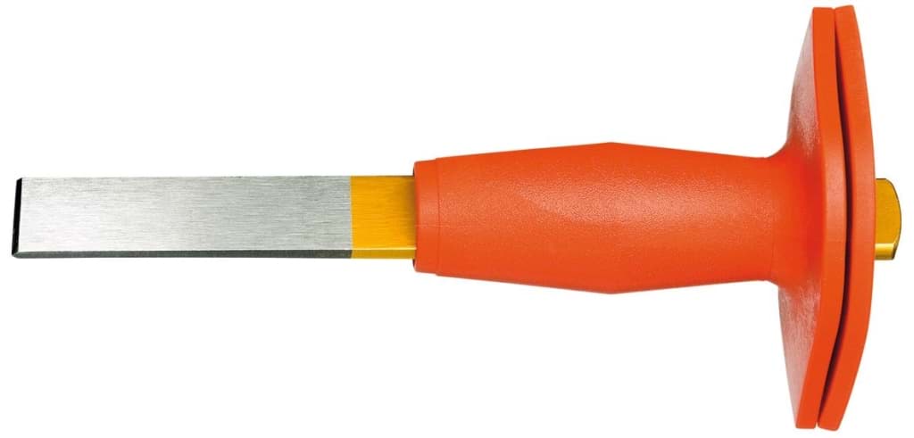 Bild von Gedore - Schlitzmeißel flachoval, mit Handschutz 240x26x7 mm