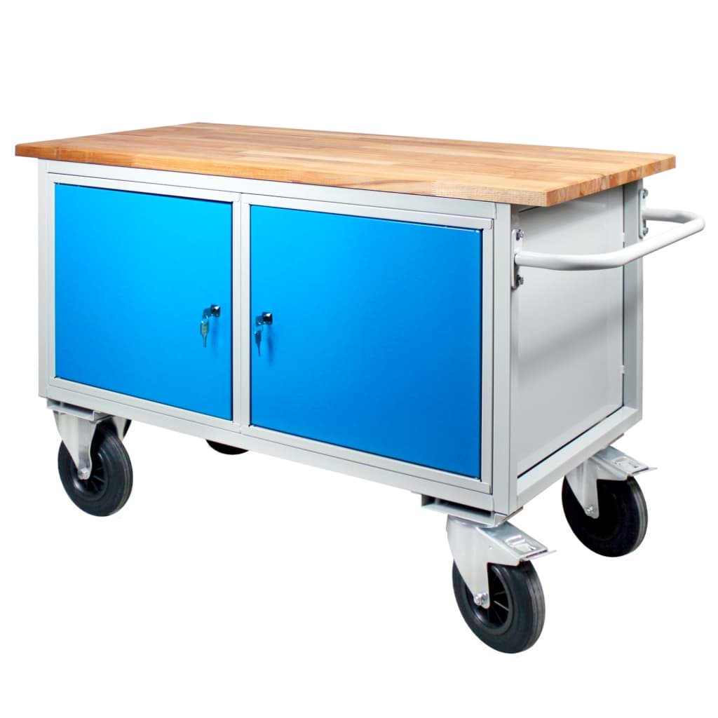 Bild von Tischwagen + 2x Stahlblechschrank