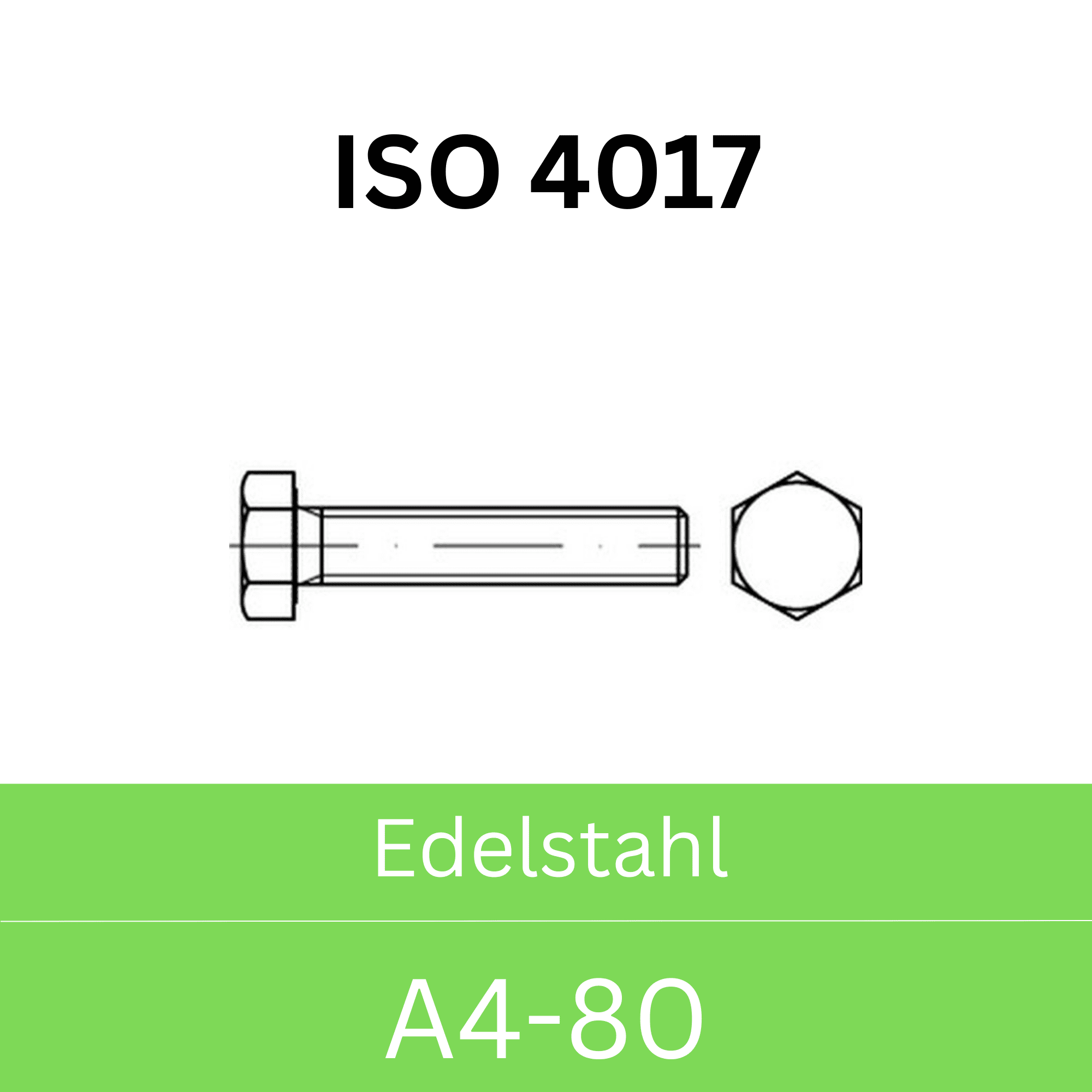 Bild für Kategorie ➤ Kategorie: ISO 4017 Edelstahl (A4-80)