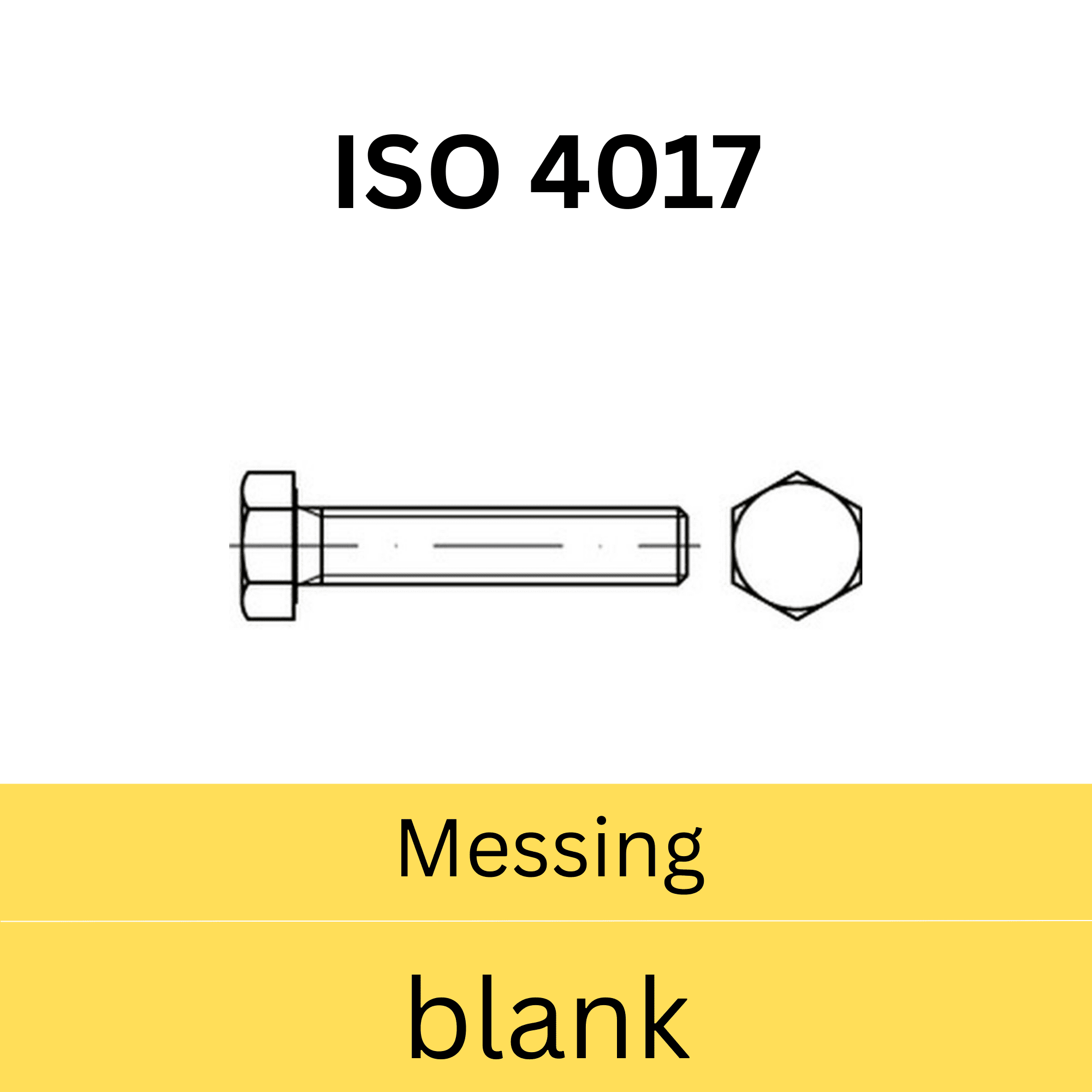 Bild für Kategorie ➤ Kategorie: ISO 4017 Messing (blank)