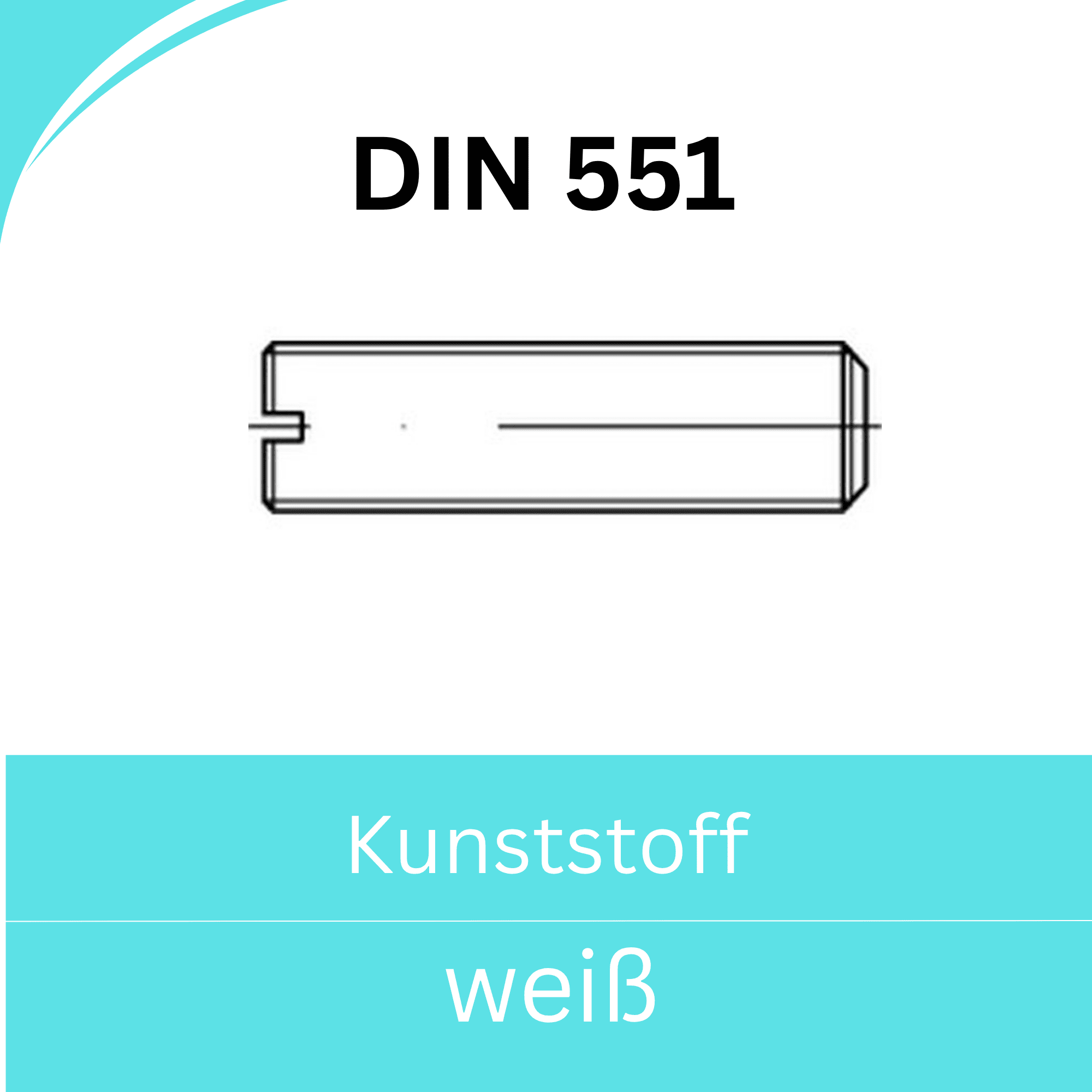 Bild für Kategorie ➤ Kategorie: DIN 551 Kunststoff
