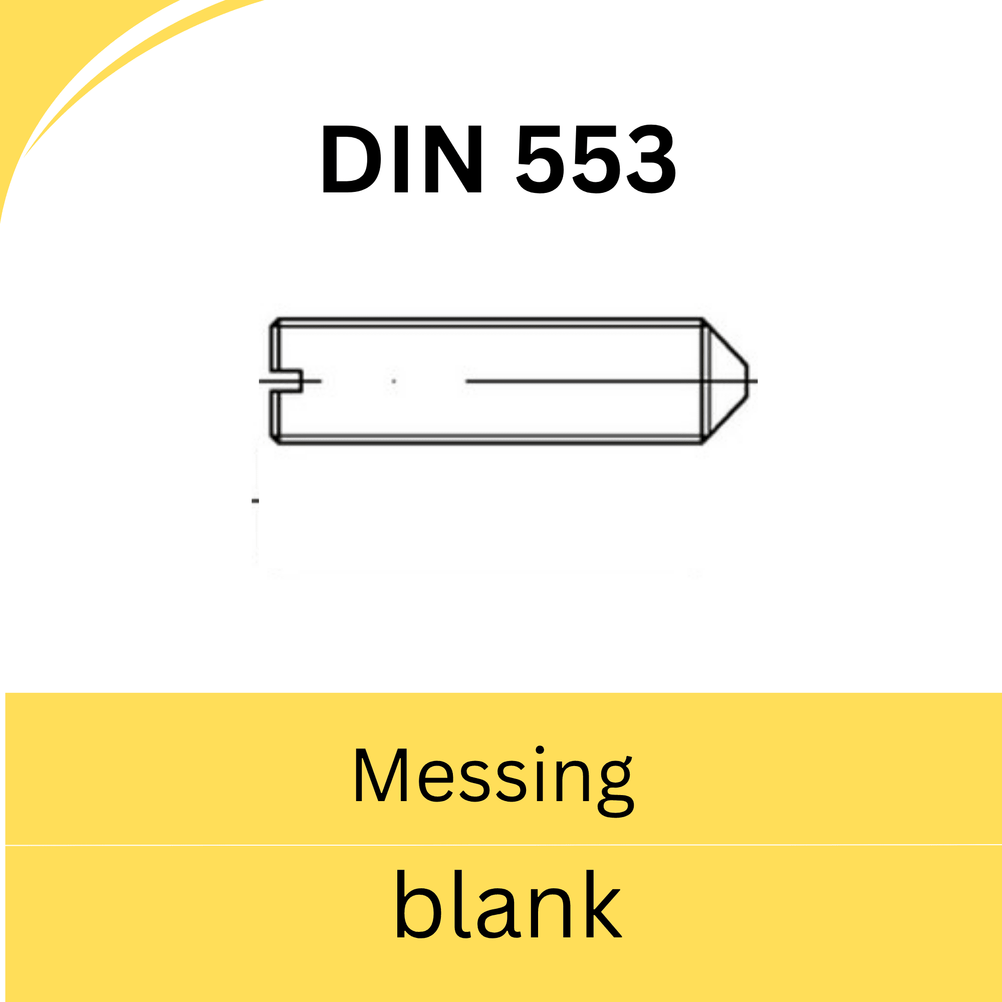 Bild für Kategorie ➤ Kategorie: DIN 553 Messing (blank)