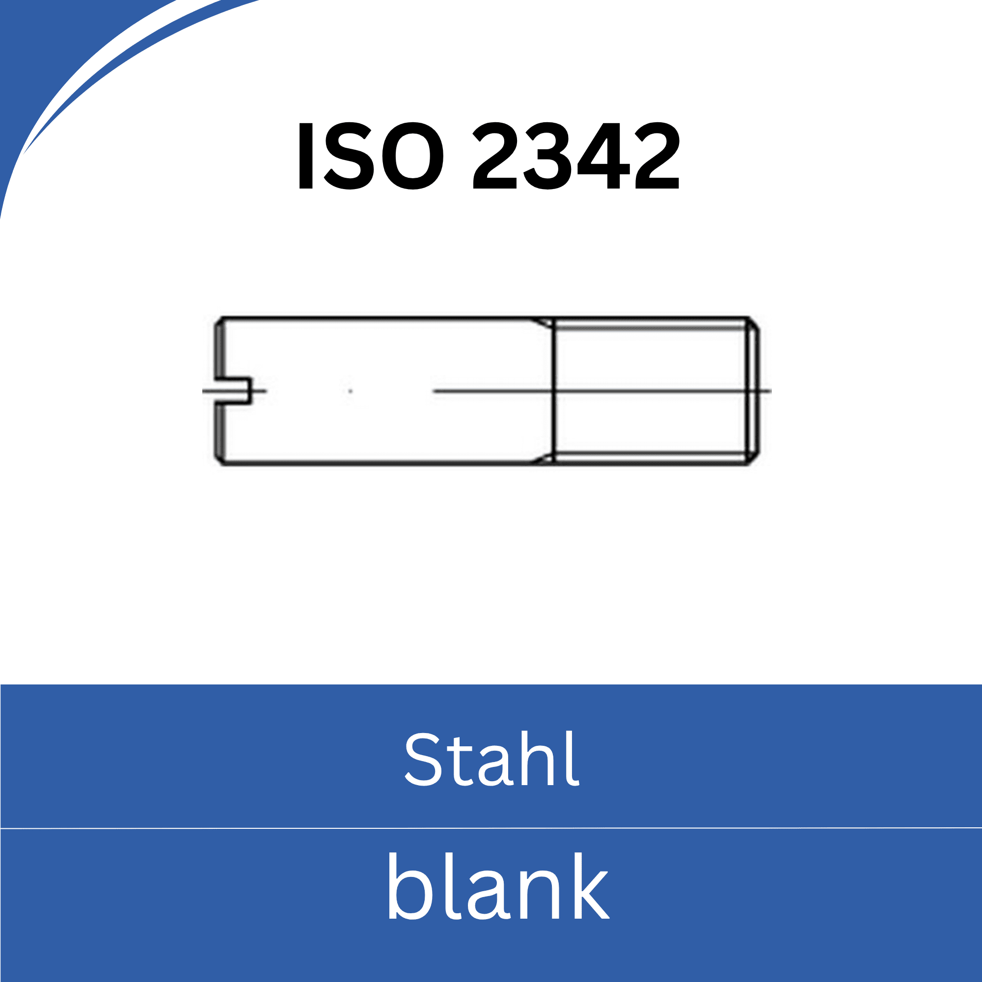 Bild für Kategorie ➤ Kategorie: ISO 2342 Stahl (14H) blank