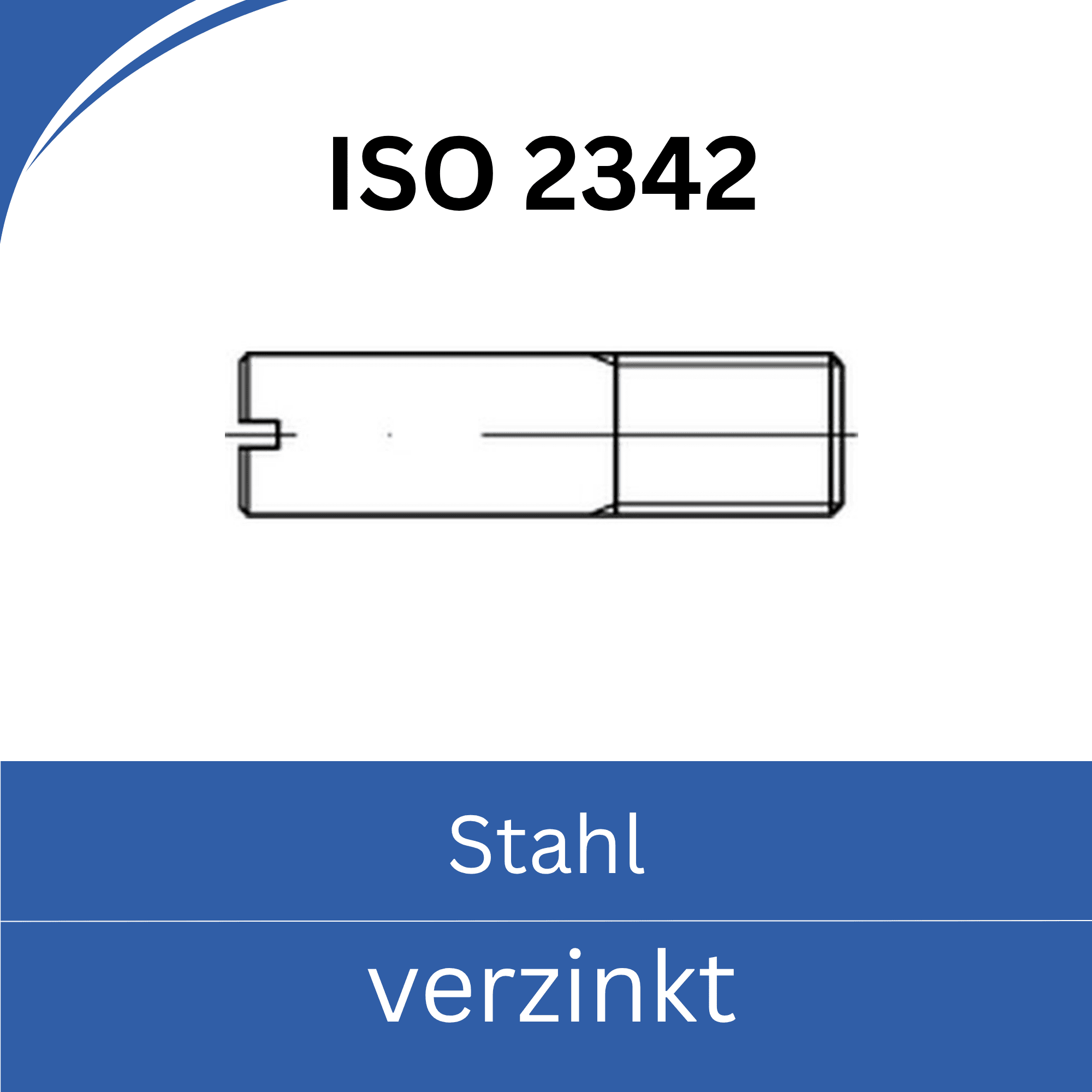 Bild für Kategorie ➤ Kategorie: ISO 2342 Stahl (14H) verzinkt