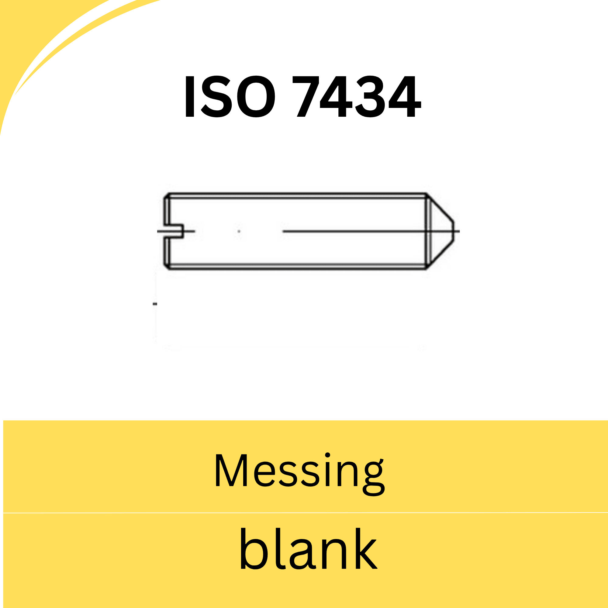Bild für Kategorie ➤ Kategorie: ISO 7434 Messing (blank)