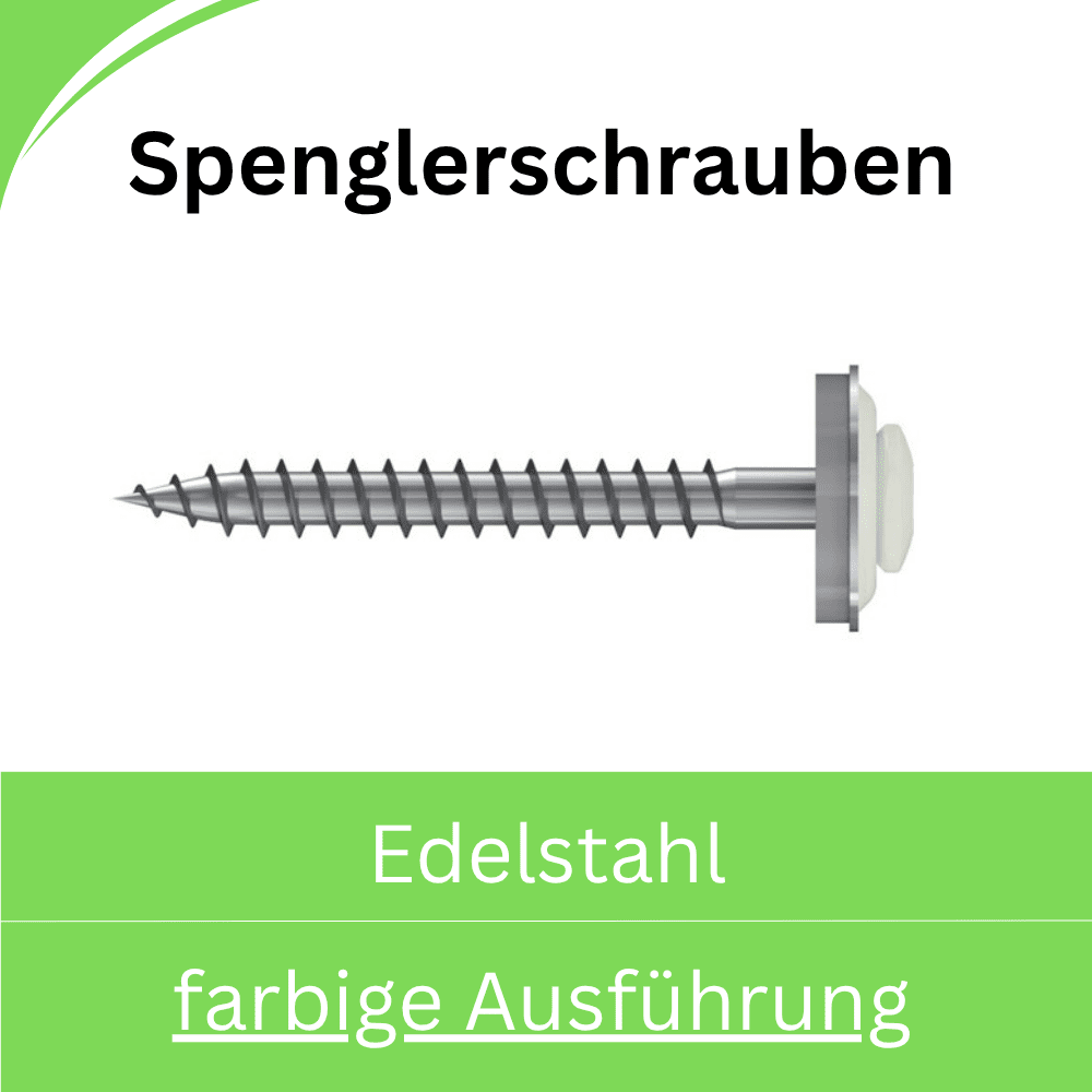 Bild für Kategorie Spenglerschrauben Edelstahl (farbige Ausführung)