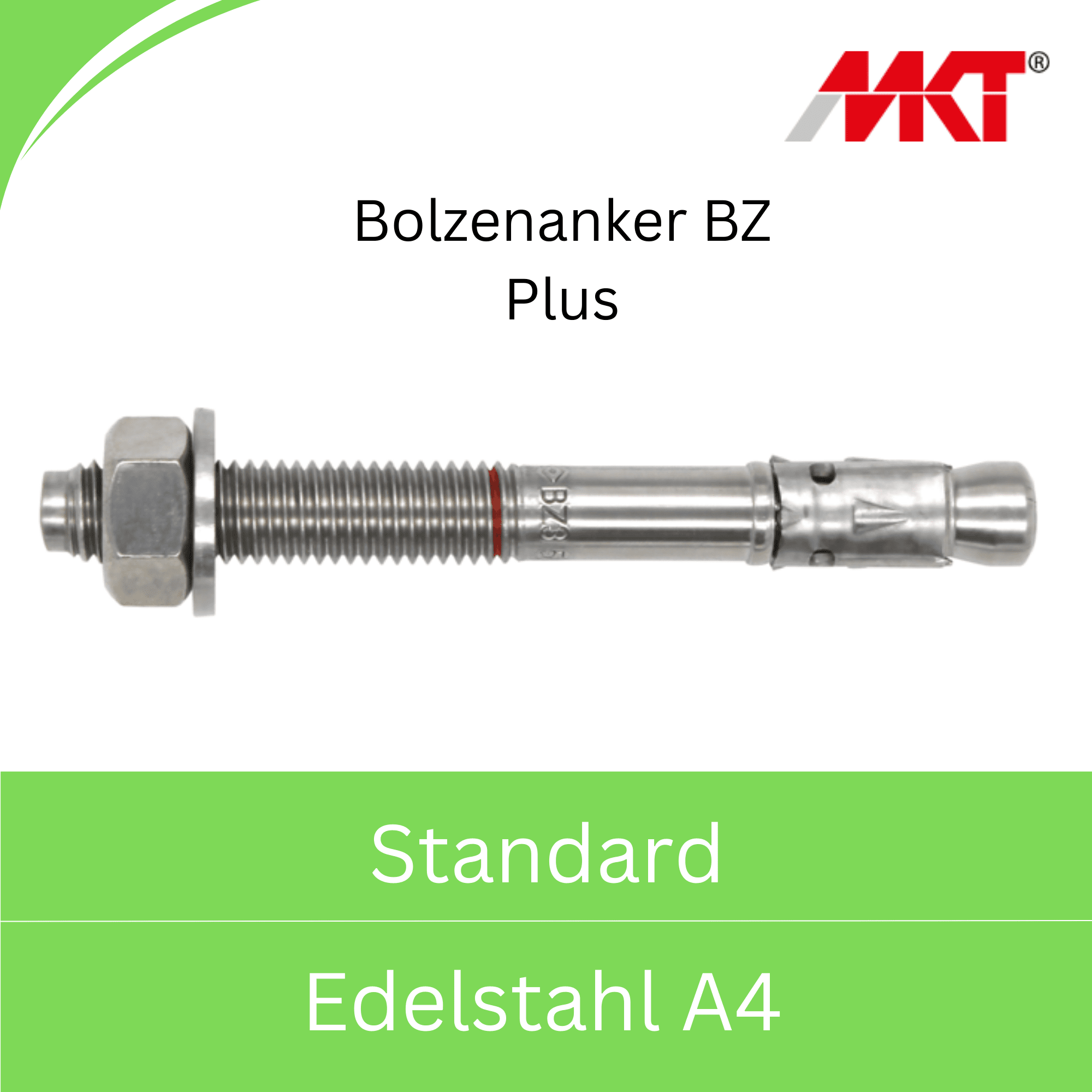 Bild für Kategorie Bolzenanker BZ Plus (Edelstahl A4)