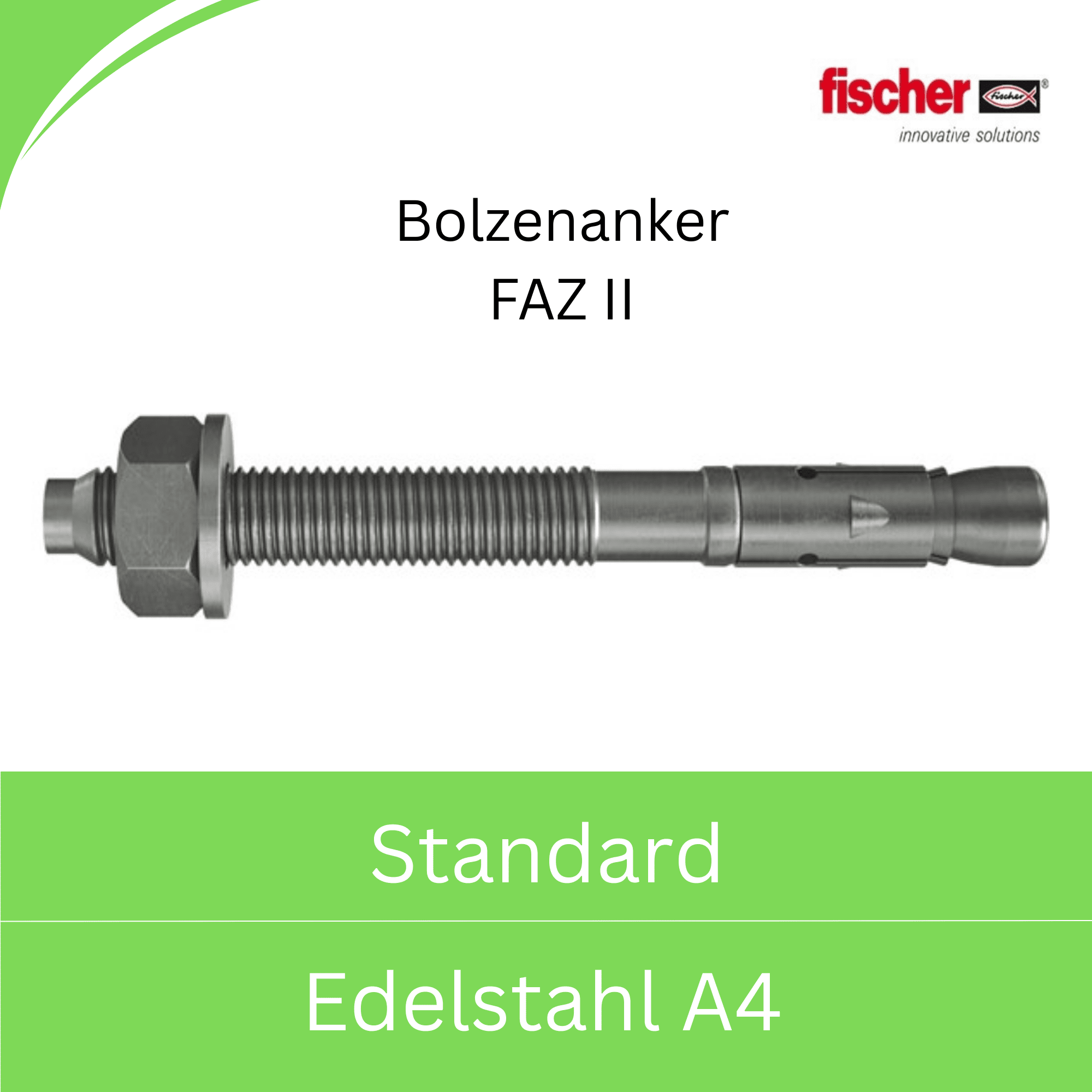 Bild für Kategorie Fischer FAZ II -Standard- (Edelstahl A4)