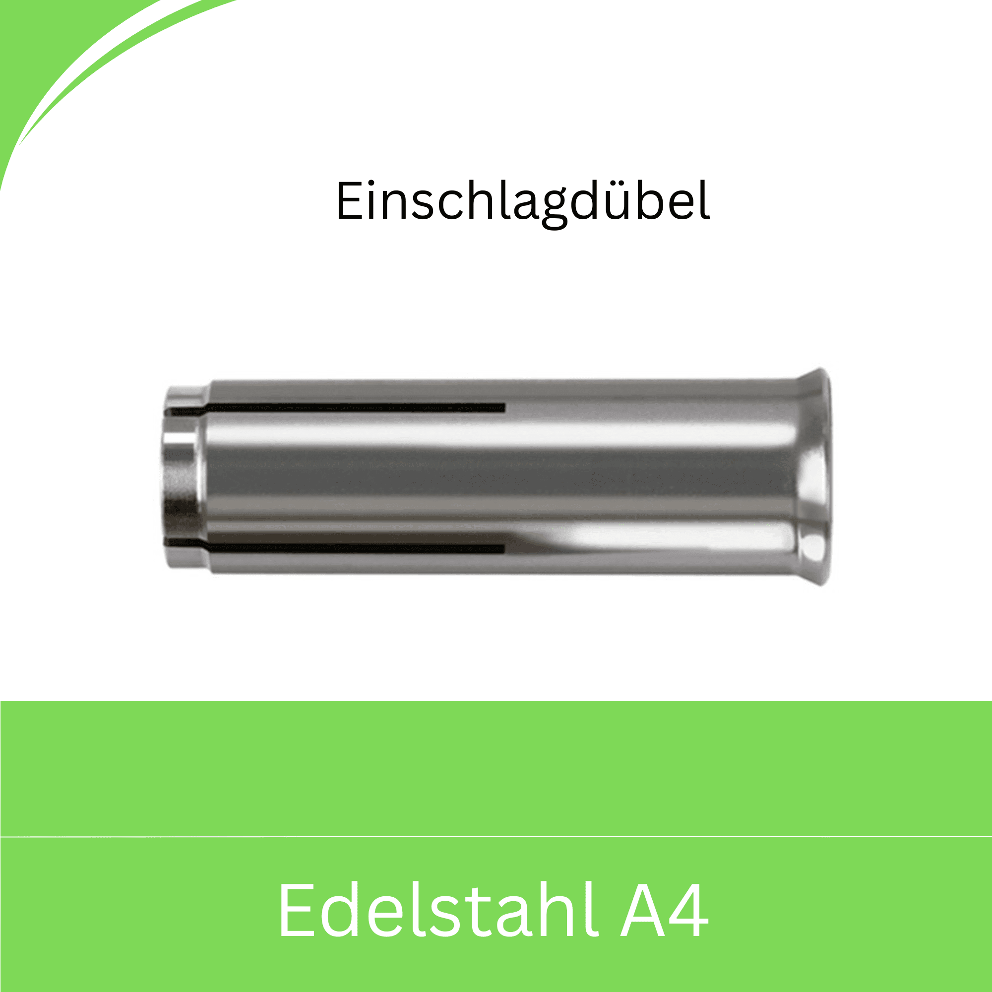 Bild für Kategorie Einschlagdübel - Einshlaganker (Edelstahl A4)