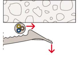 Bild von Kabelbefestigung (mehrere Kabel)-Kabelbügel KB