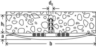 Bild von Kabelbefestigung (mehrere Kabel)-Kabelbügel KB