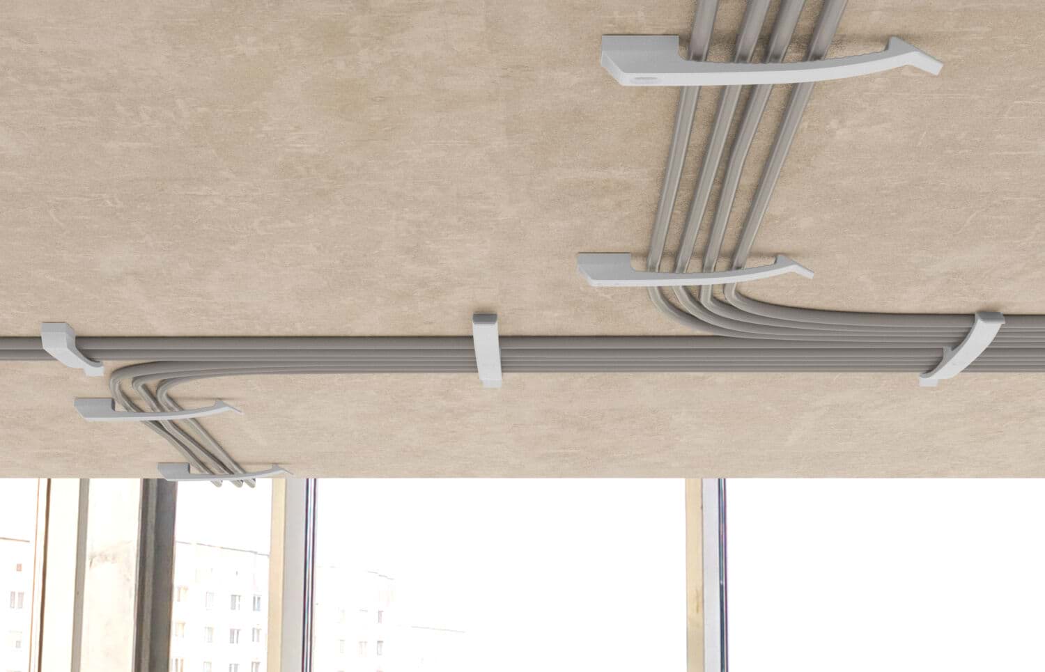 Bild von Kabelbefestigung (mehrere Kabel)-Kabelbügel KB