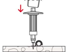 Bild von Einschlagnagel ED