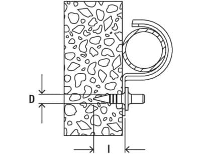 Bild von Einschlagnagel ED