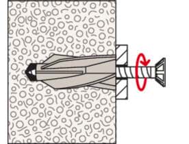 Bild von Gasbetondübel GB