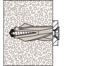 Bild von Gasbetondübel GB