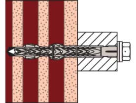 Bild von Langschaftdübel SXRL mit Sechskantschraube