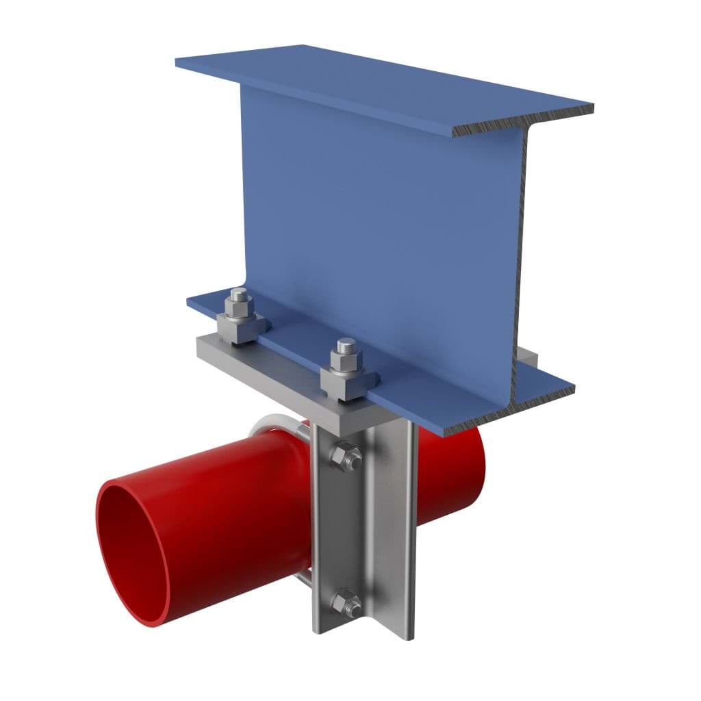 Trägerverbindung Rohr/Träger