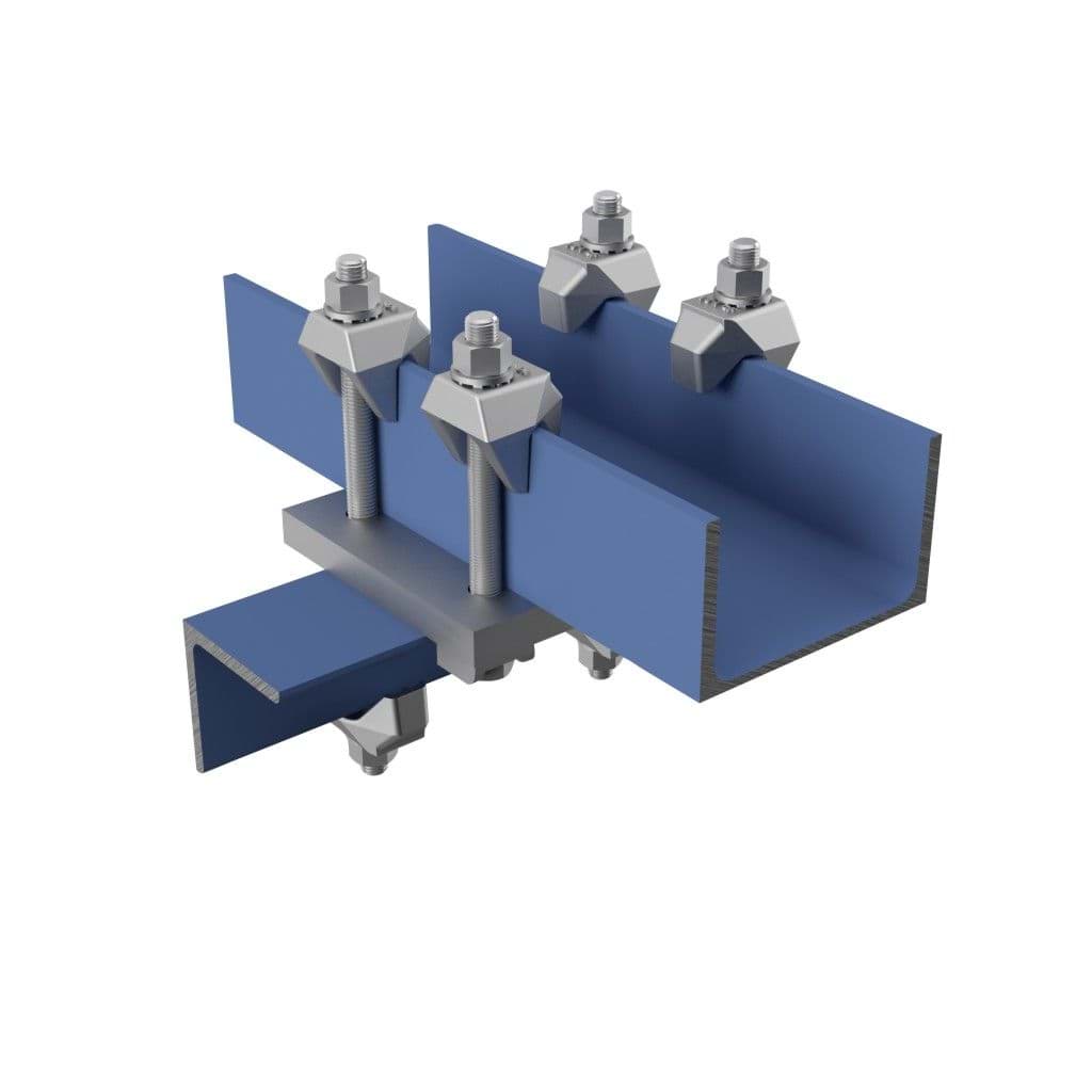 Trägerverbindung U-Profil/Winkel