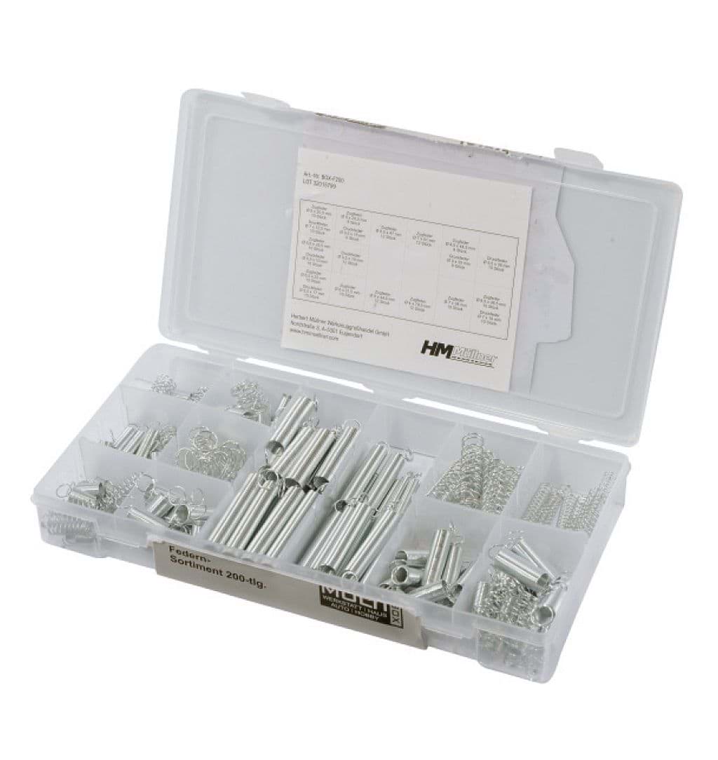 Bild von Feder-Sortiment, 200 tlg