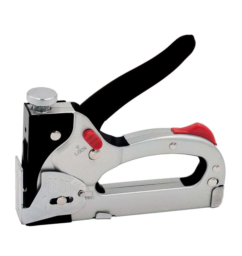 Bild von Handtacker-Set, 14 mm - inklusive 1.000 Klammern (10 mm aus gehärtetem Stahl)