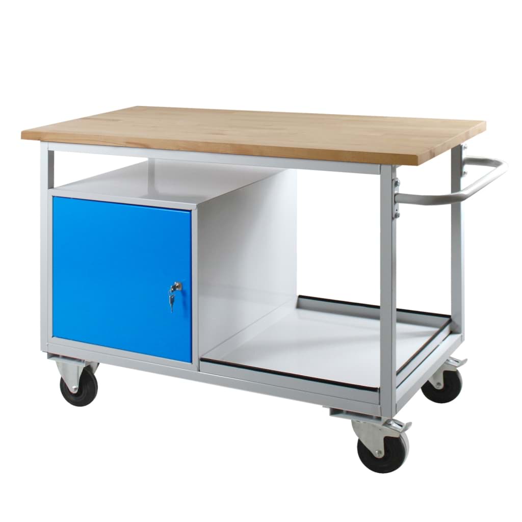 Bild von Tischwagen Eko 1Tür L1300xB600xH850mm RAL7035/5012