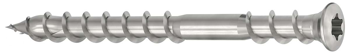 Bild von HECO-TOPIX-plus - 5,0x80 - Terrassenschraube, Liseko - Edelstahl A2 - UK-Gewinde (VE 200)