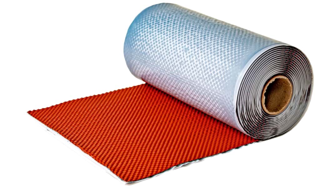 Bild von BWK ECOWAFLEX ALU 300 rot strukturiert 4x5m/Ka./ WAND- UND KAMINANSCHLÜSSE